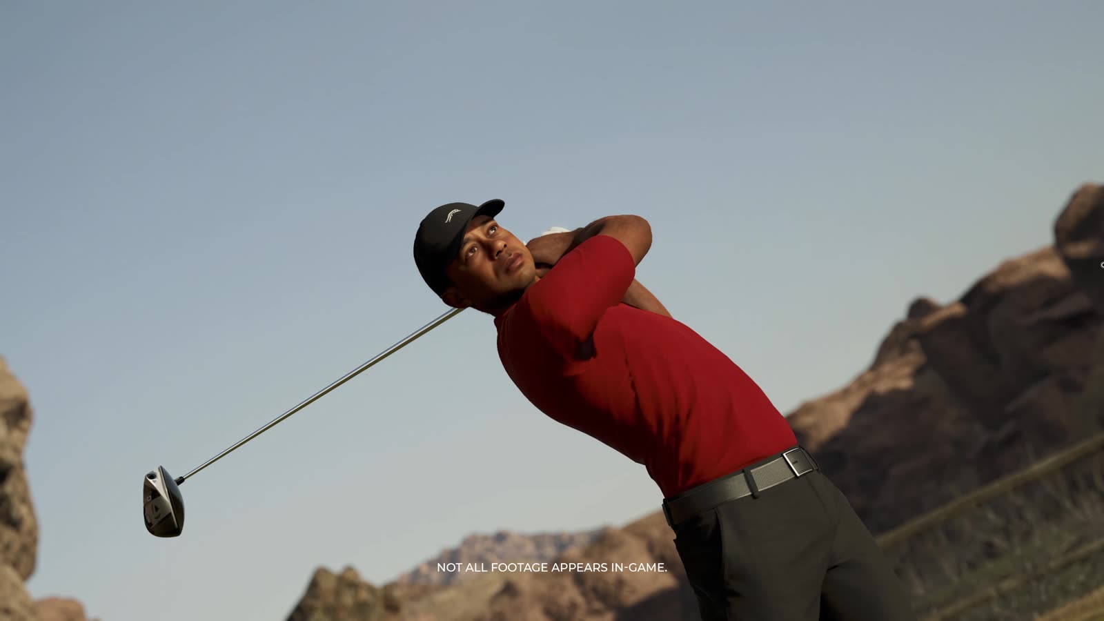 Tiger Woods follow-through